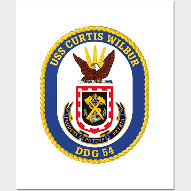 USS Curtis Wilbur (DDG-54) Wall Art by Airdale Navy